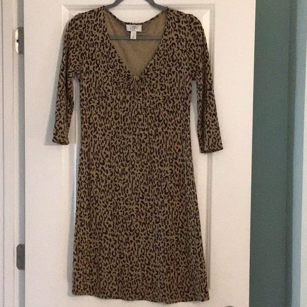 Animal print dress